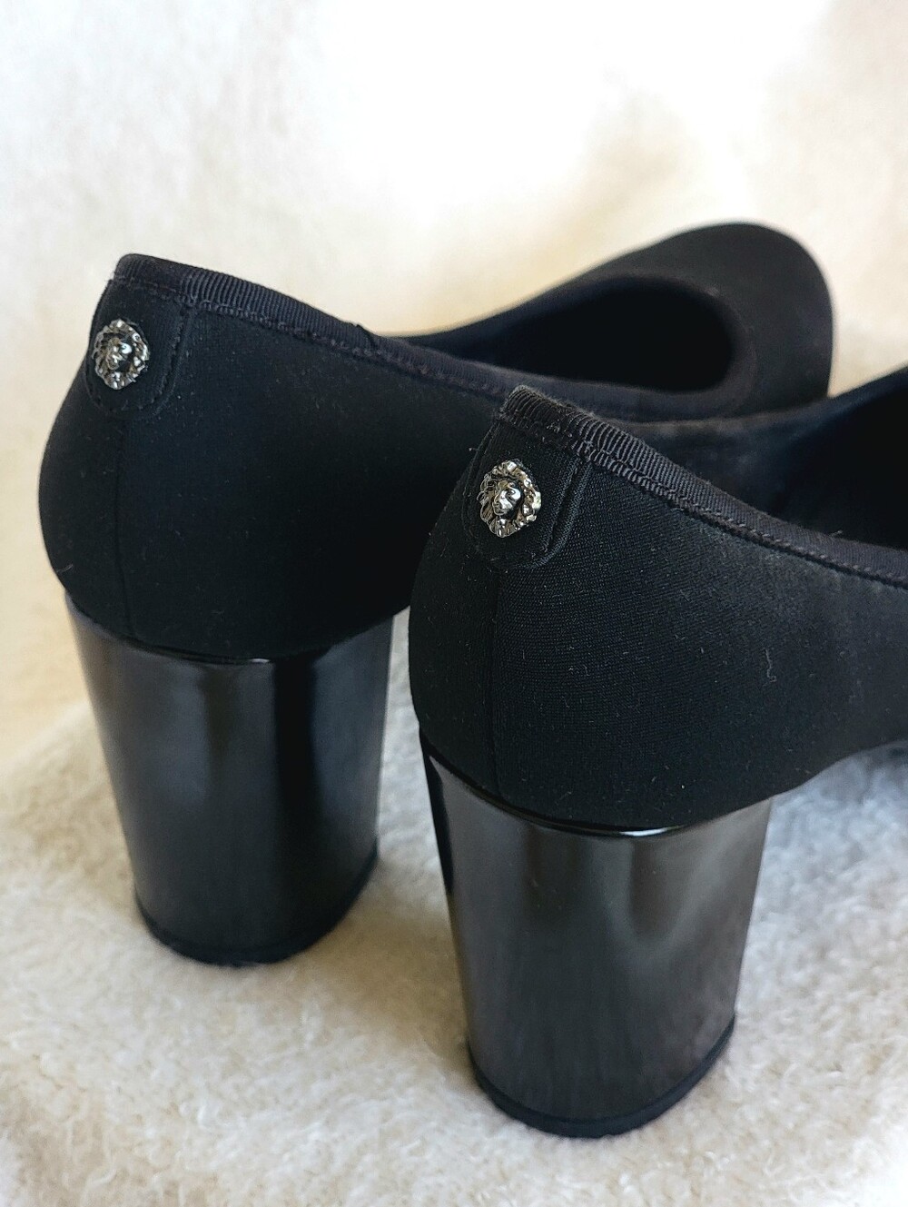Anne Klein Carole Black Pumps | Formal Heels Size 7 - Picture 5 of 8